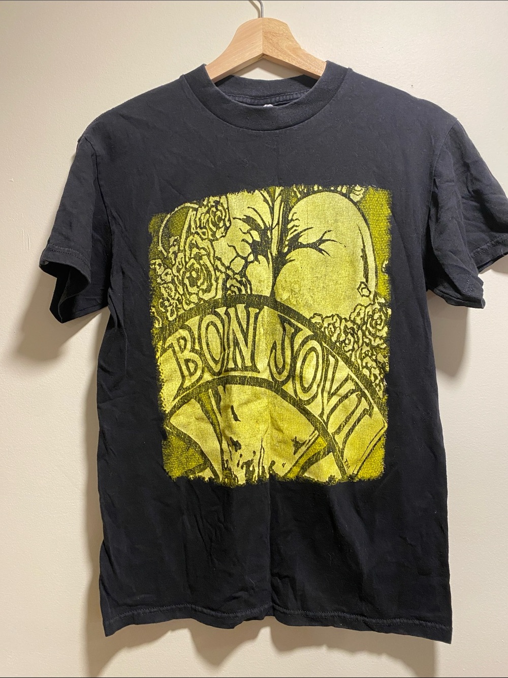 Vintage 2008 Bon Jovi Tennessee River Band Tour Tee 100% Cotton